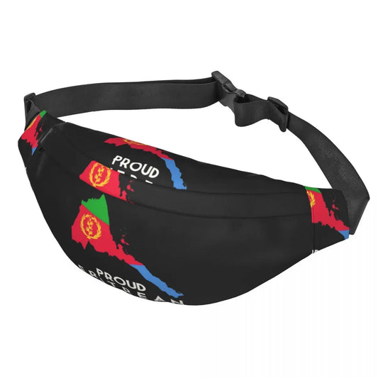 Eritrea Flagge Gürteltasche Unisex  für Camping Radfahren Telefon Geldbeutel