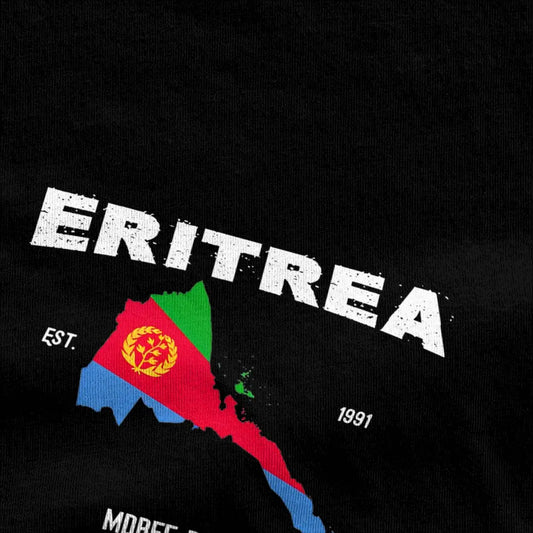Man T Shirt Eritrea Flag Streetwear 100 Cotton Tops Plus Size 6XL