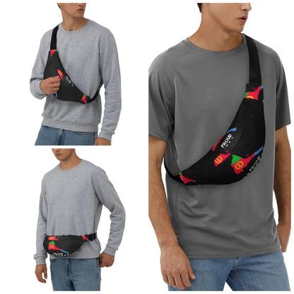 Eritrea Flagge Gürteltasche Unisex  für Camping Radfahren Telefon Geldbeutel